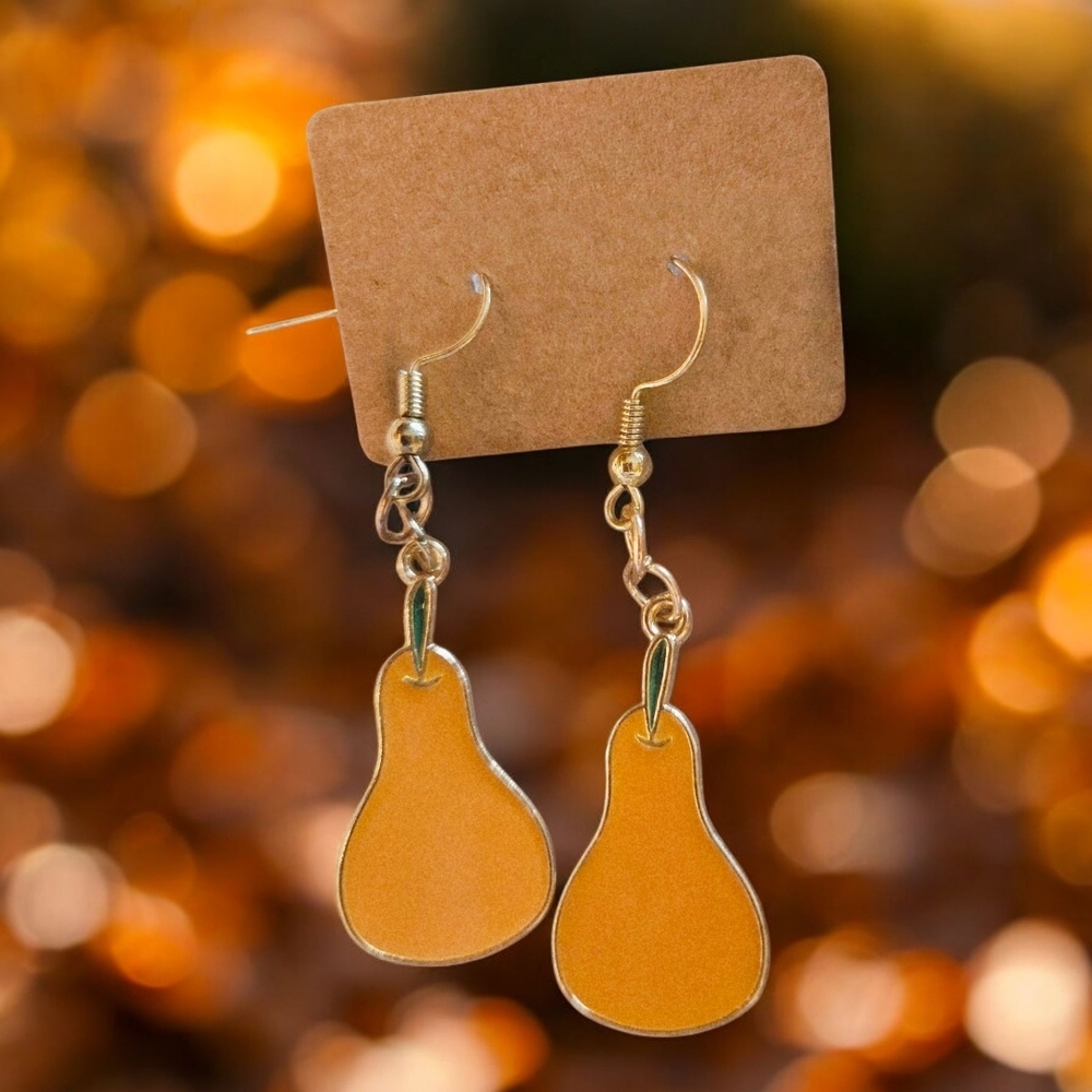 Butternut Squash Fall Dangle Earrings - New